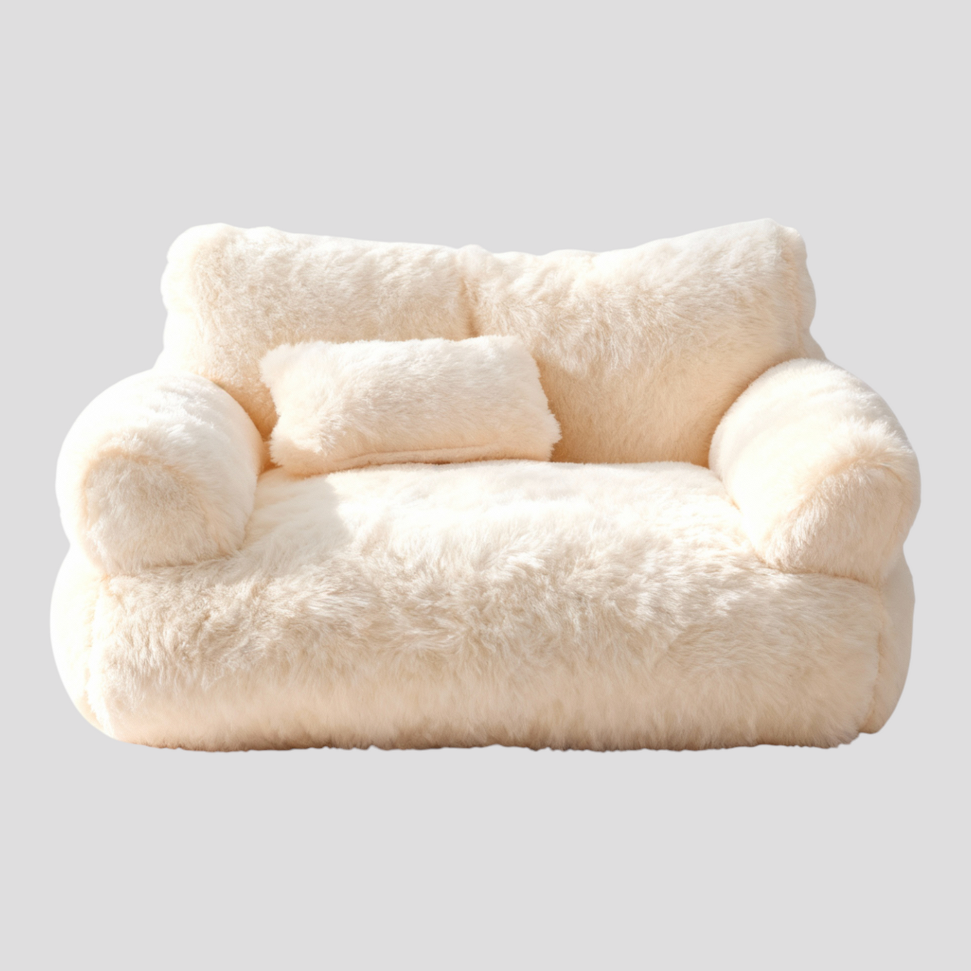 Lit pour Chien Douillet avec Coussin Inclus Coton