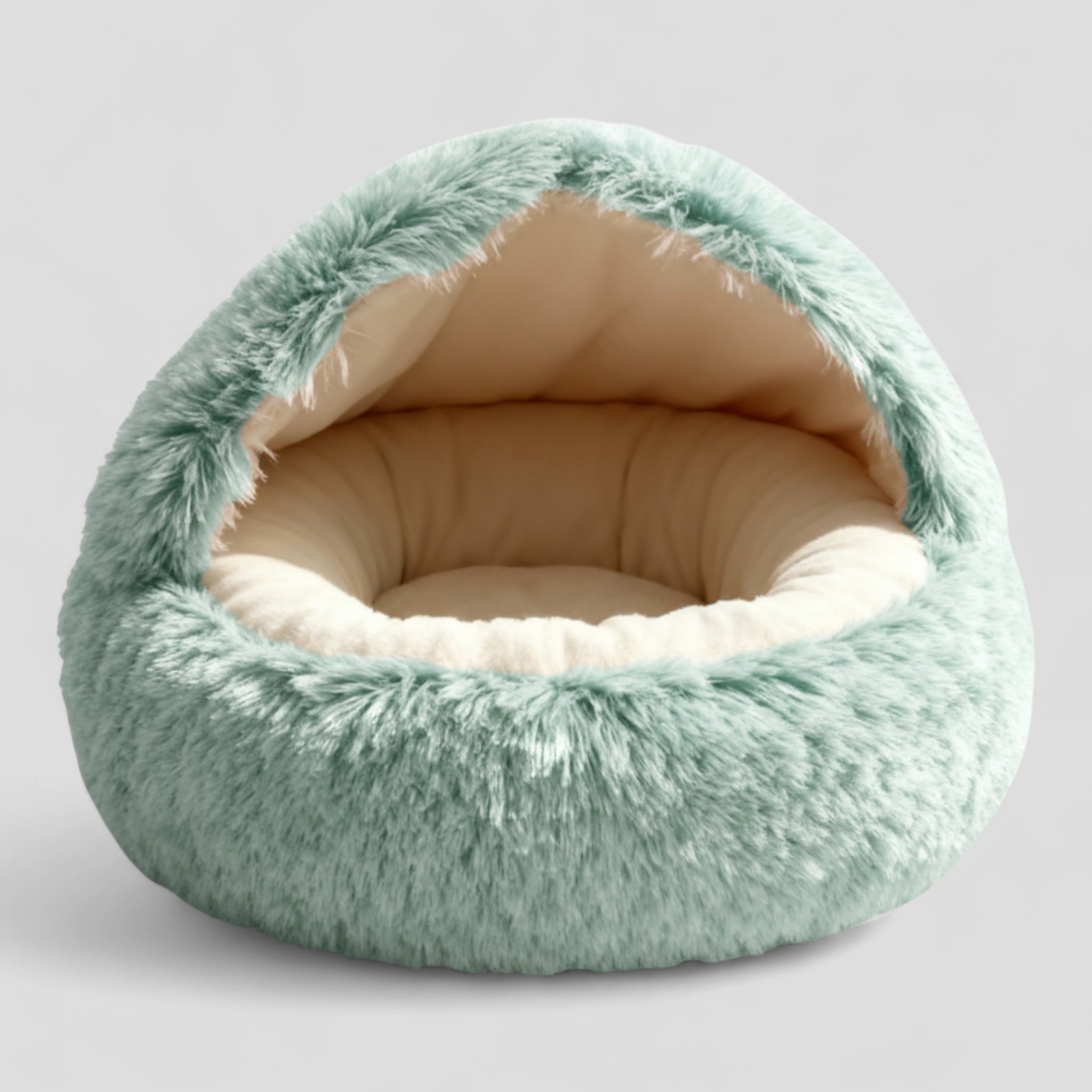 Lits pour animaux de compagnie : Lit pour Chien Douillet en Peluche Accessoire Pour Animaux dans Vert 40cm de Marche Lino