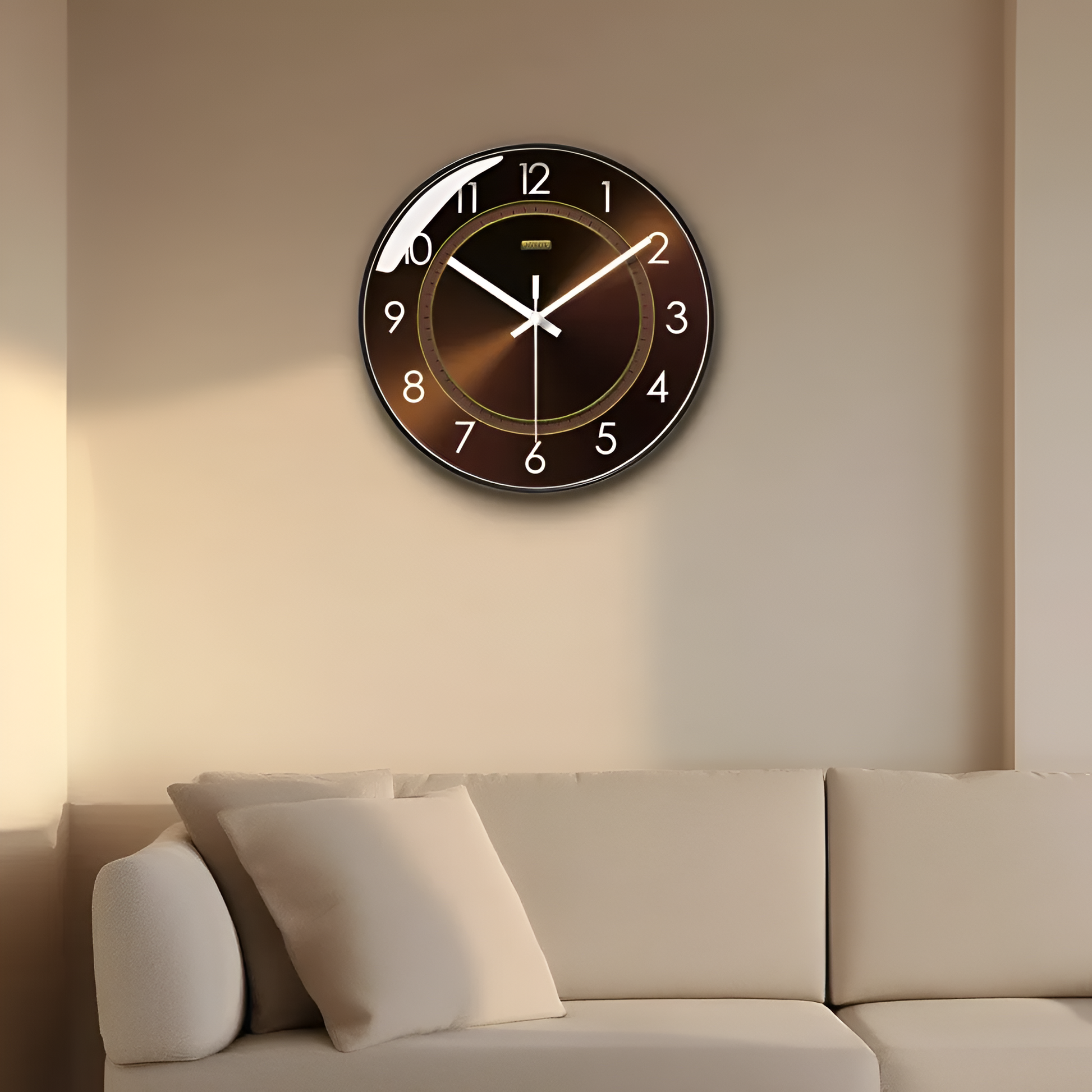 Horloge Murale Design en Verre