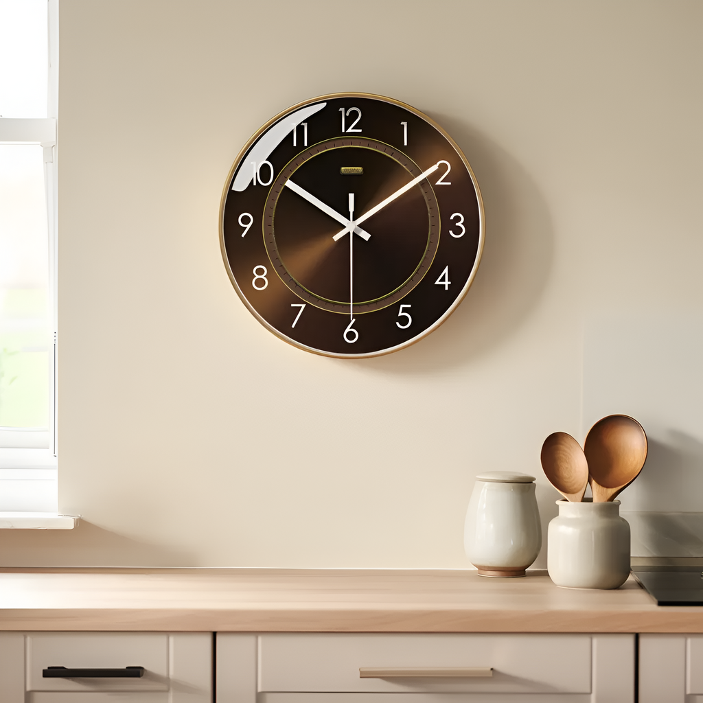 Horloge Murale Design en Verre