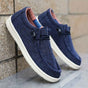 Mocassins Hommes Toile - Légers avec Laçage Souple