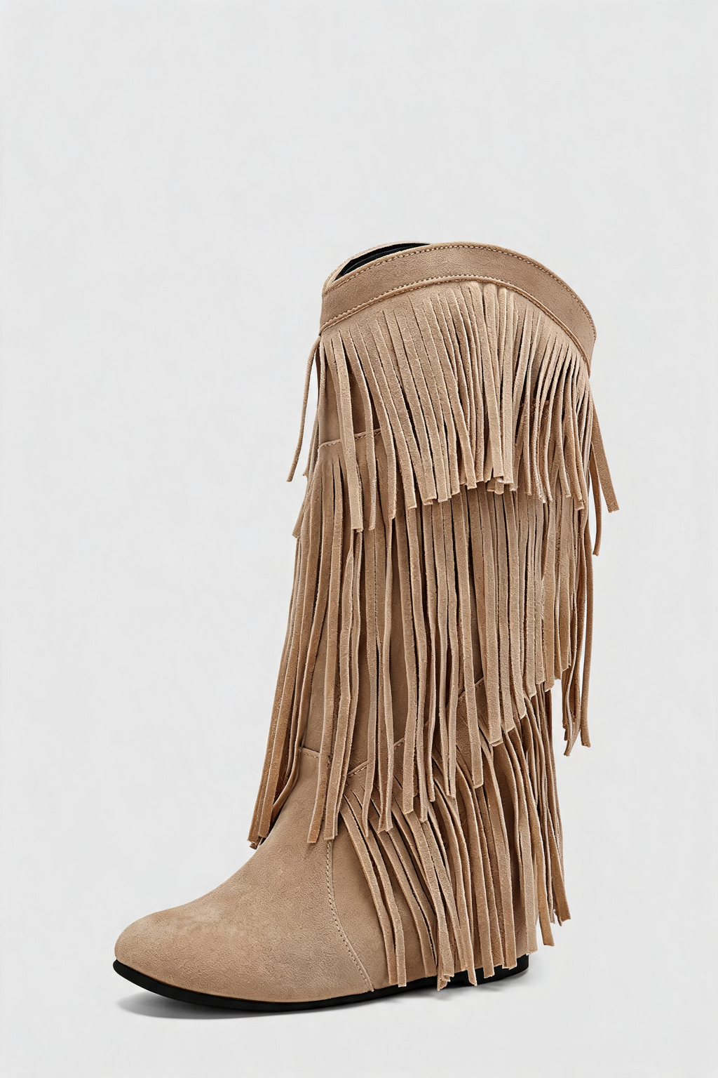 Bottes Cowboy Femme Pampilles Dorées Élégantes