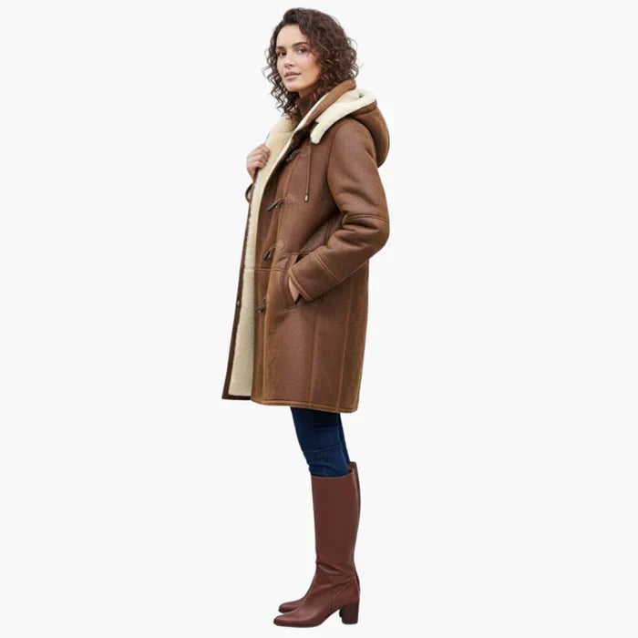 Manteau D'Hiver Femme Chic Avec Capuche 3