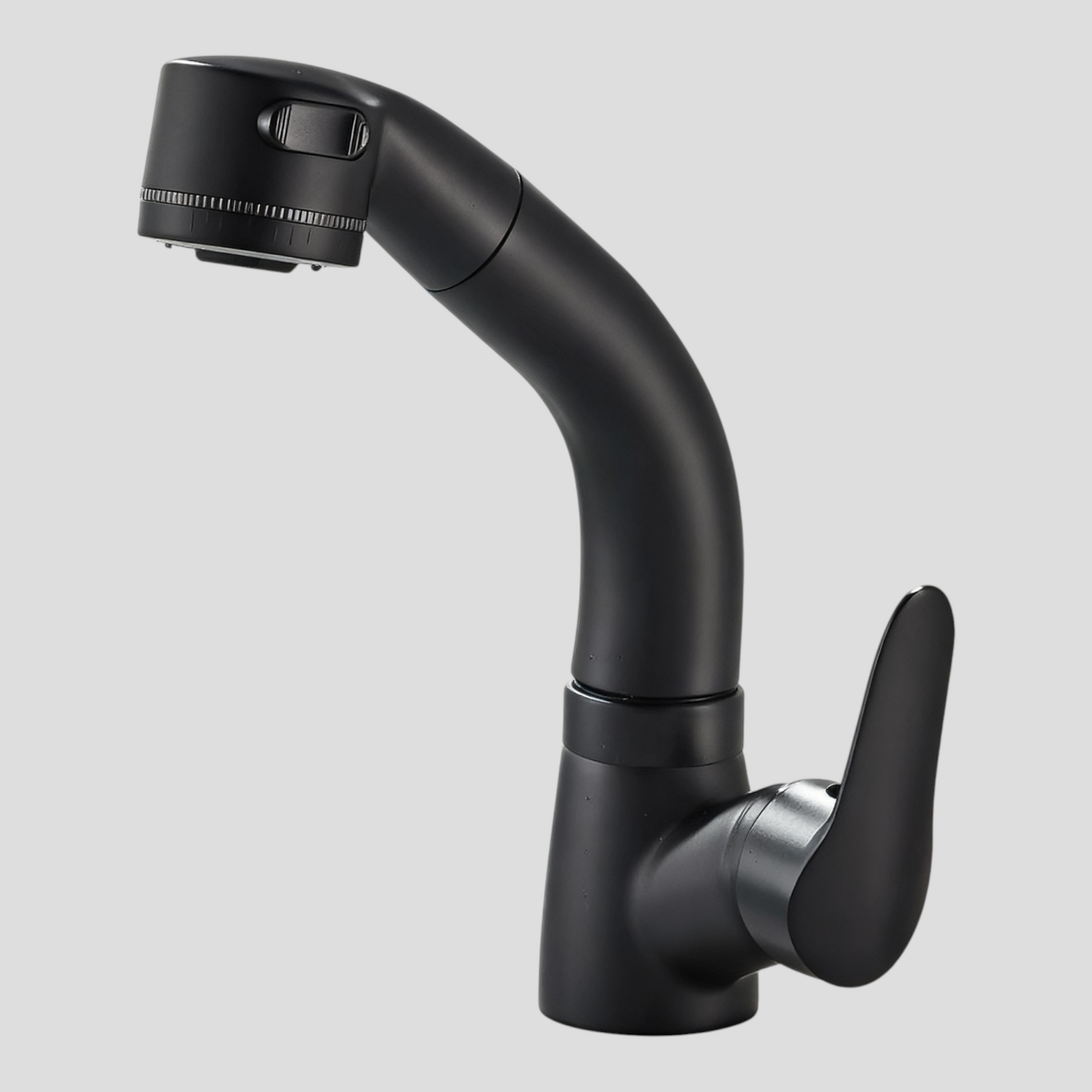 Robinet de Salle de Bain Chromé avec Bec Orientable