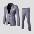 Costume Slim Fit Léger Deux Pièces pour Homme pour Mariages et Événements Formels