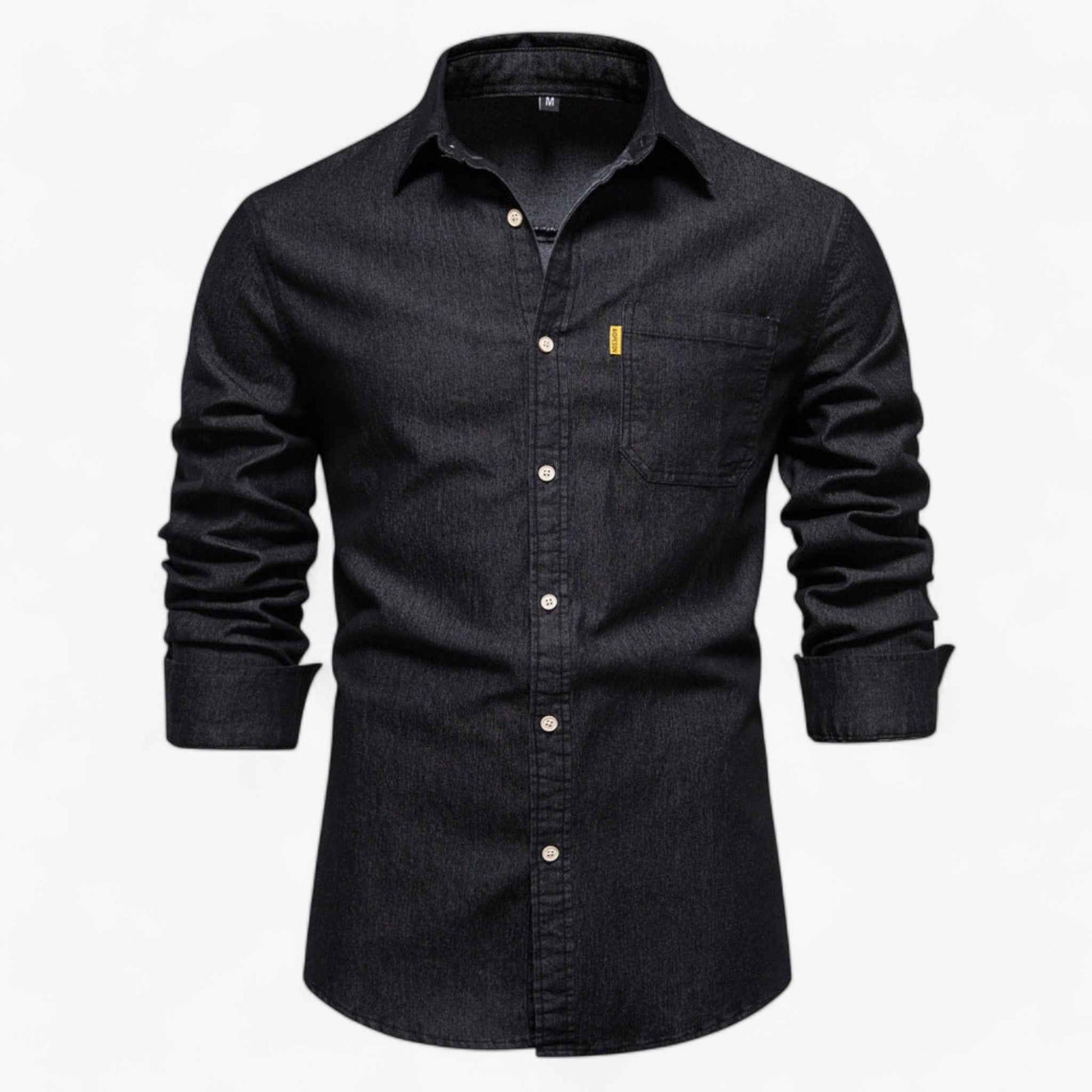 Chemise en Denim Axel pour Homme - Polyvalente pour Toutes les Occasions