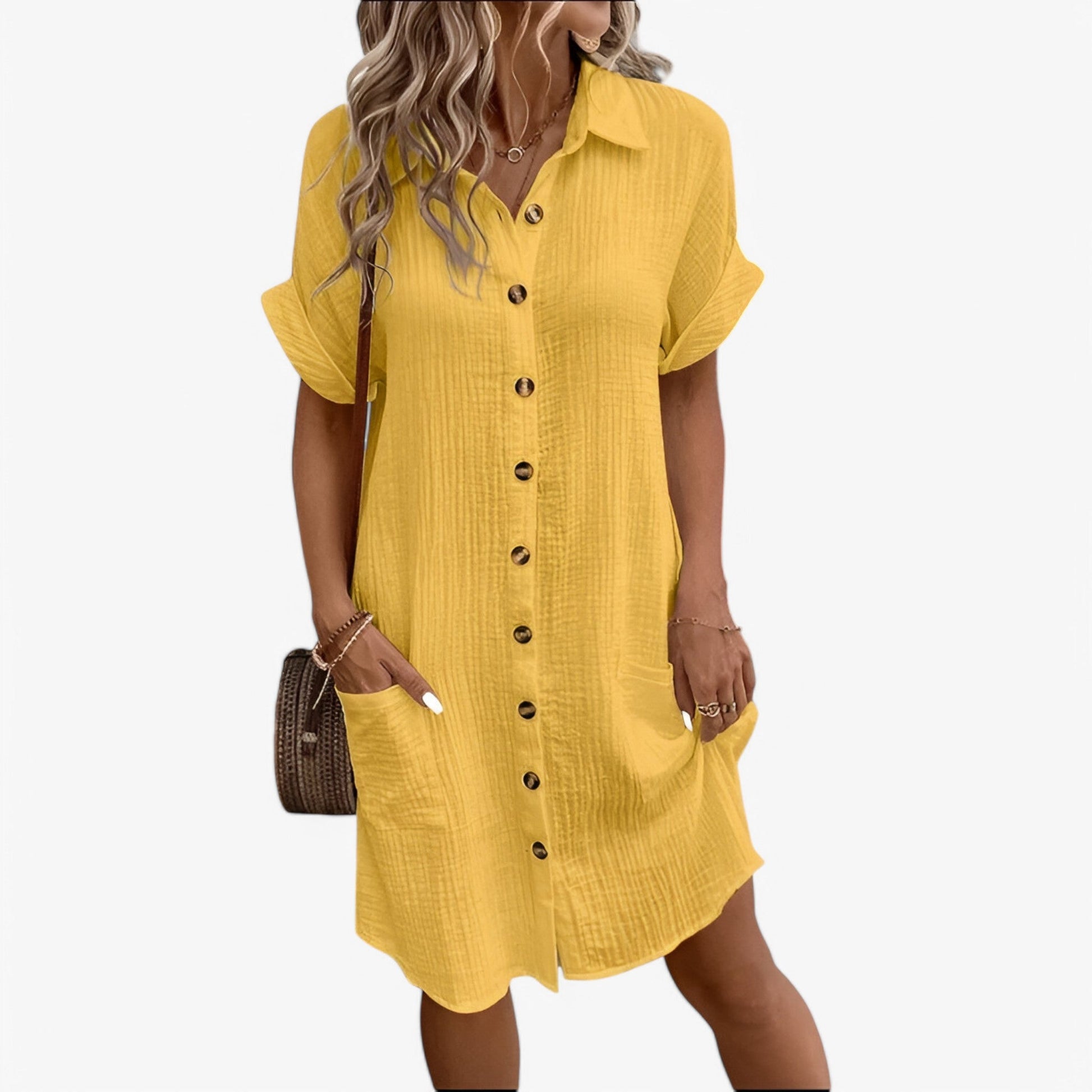 Robe d'Été Femme en Coton Léger - Idéale pour la Plage et les Loisirs