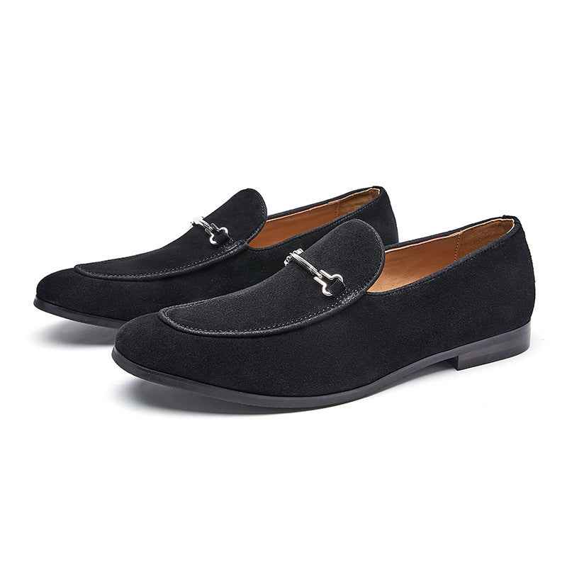 : Mocassin Homme en Cuir - Élégance Quotidienne et Confort dans Noir de Marche Lino