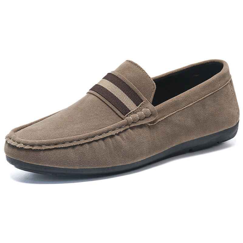 : Mocassin homme souple - Confort élégant pour l'été dans Taupe de Marche Lino