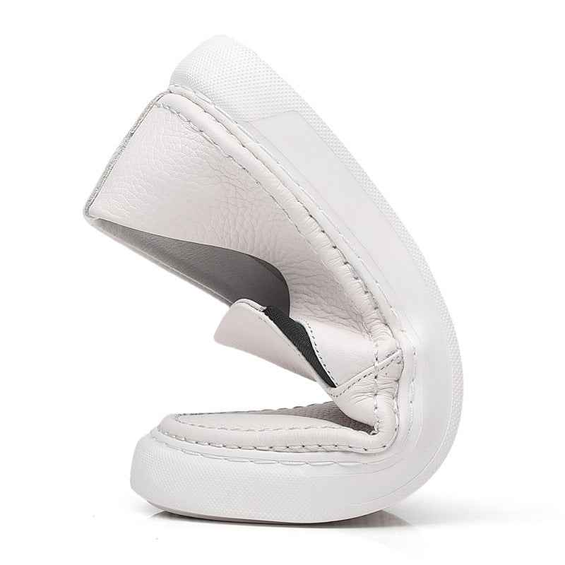 : Mocassin homme en cuir véritable - Confort et allure élégante dans de Marche Lino
