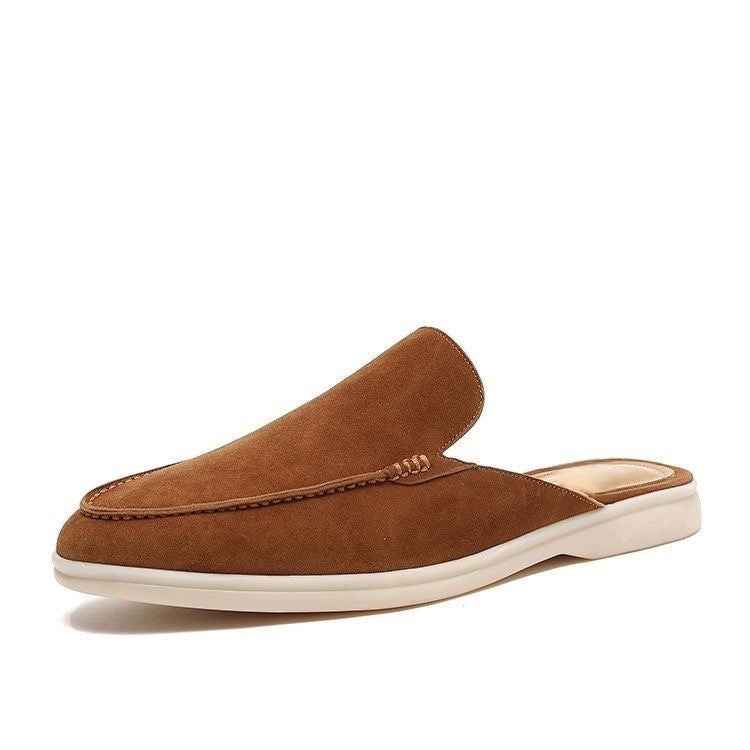 : Mocassin Homme Chic - Confort Polyvalent au Quotidien dans Camel de Marche Lino