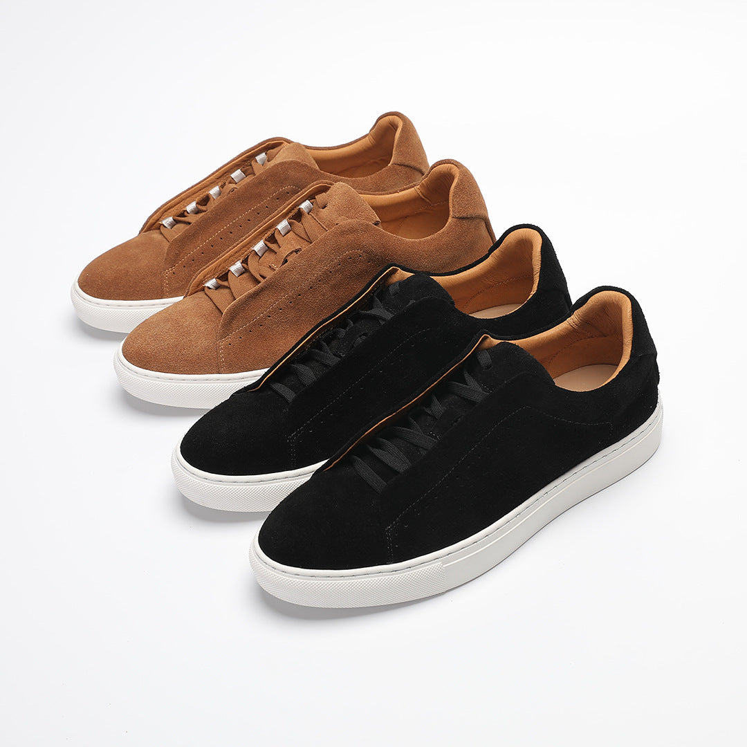 : Baskets homme en nubuck - Sneakers confortables et stylées dans de Marche Lino