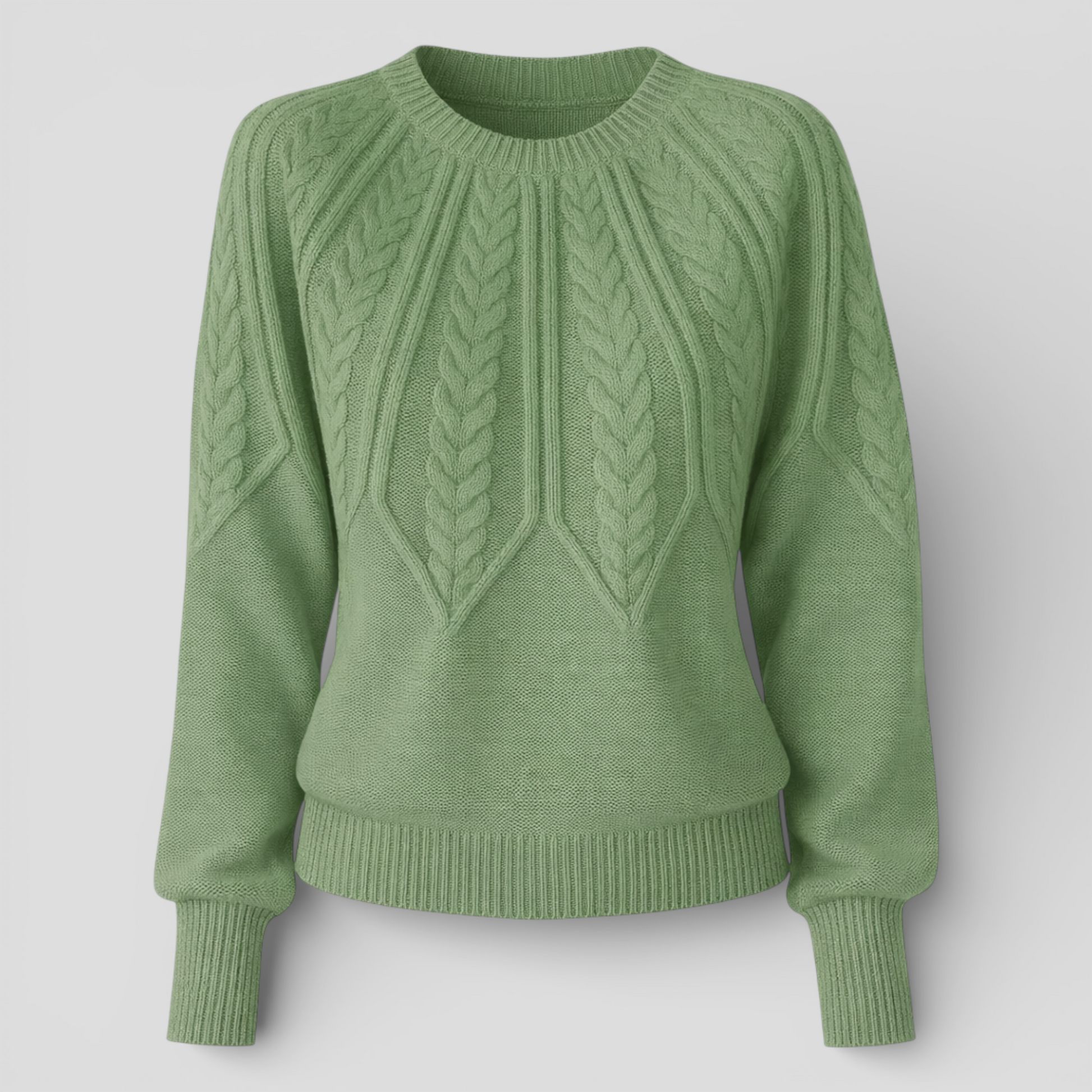 Pull Femme à Manches Larges Coton Coupe Régulière
