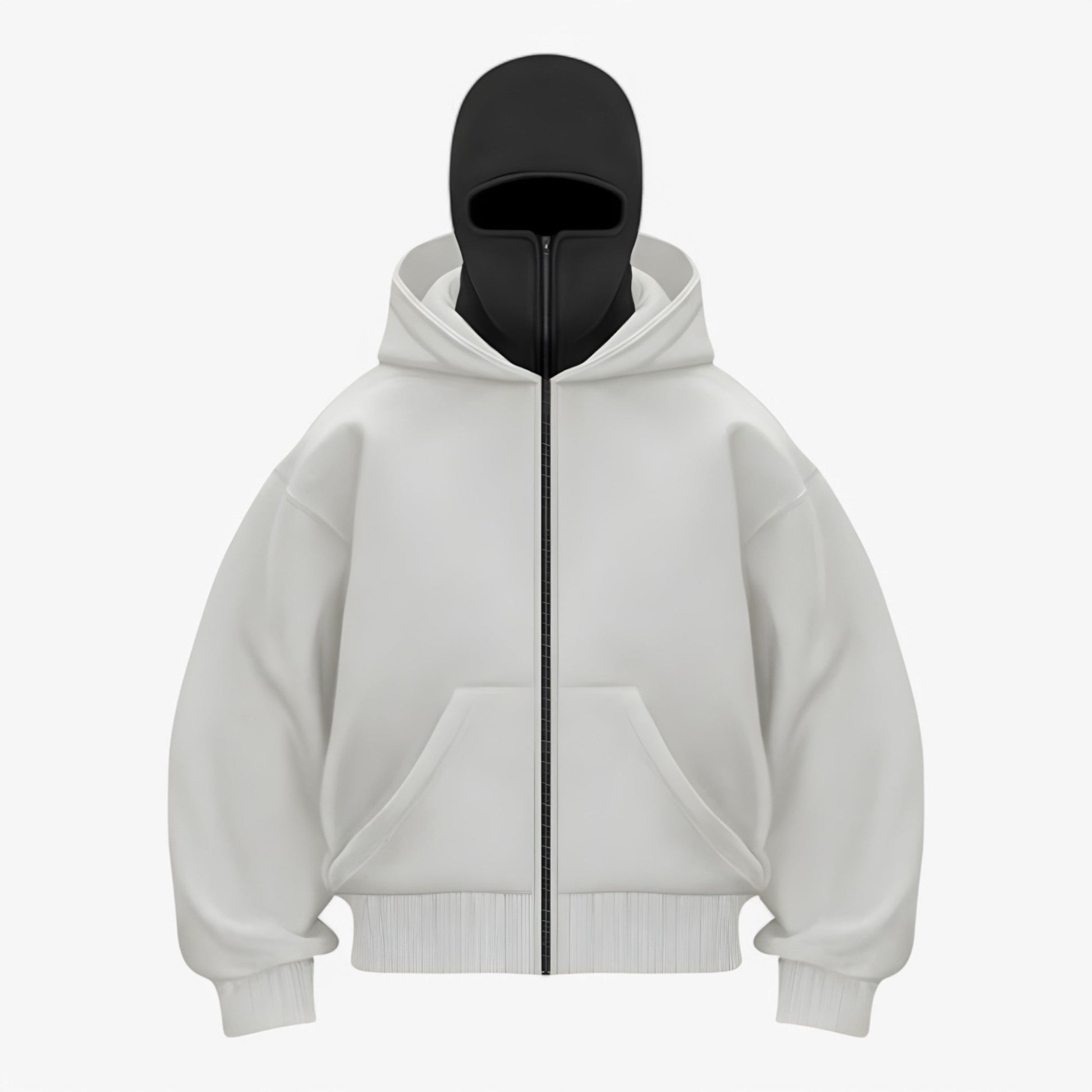 Cagoule Homme en Polaire avec Fermeture Éclair Intégrée – Couverture Maximale et Bien-être