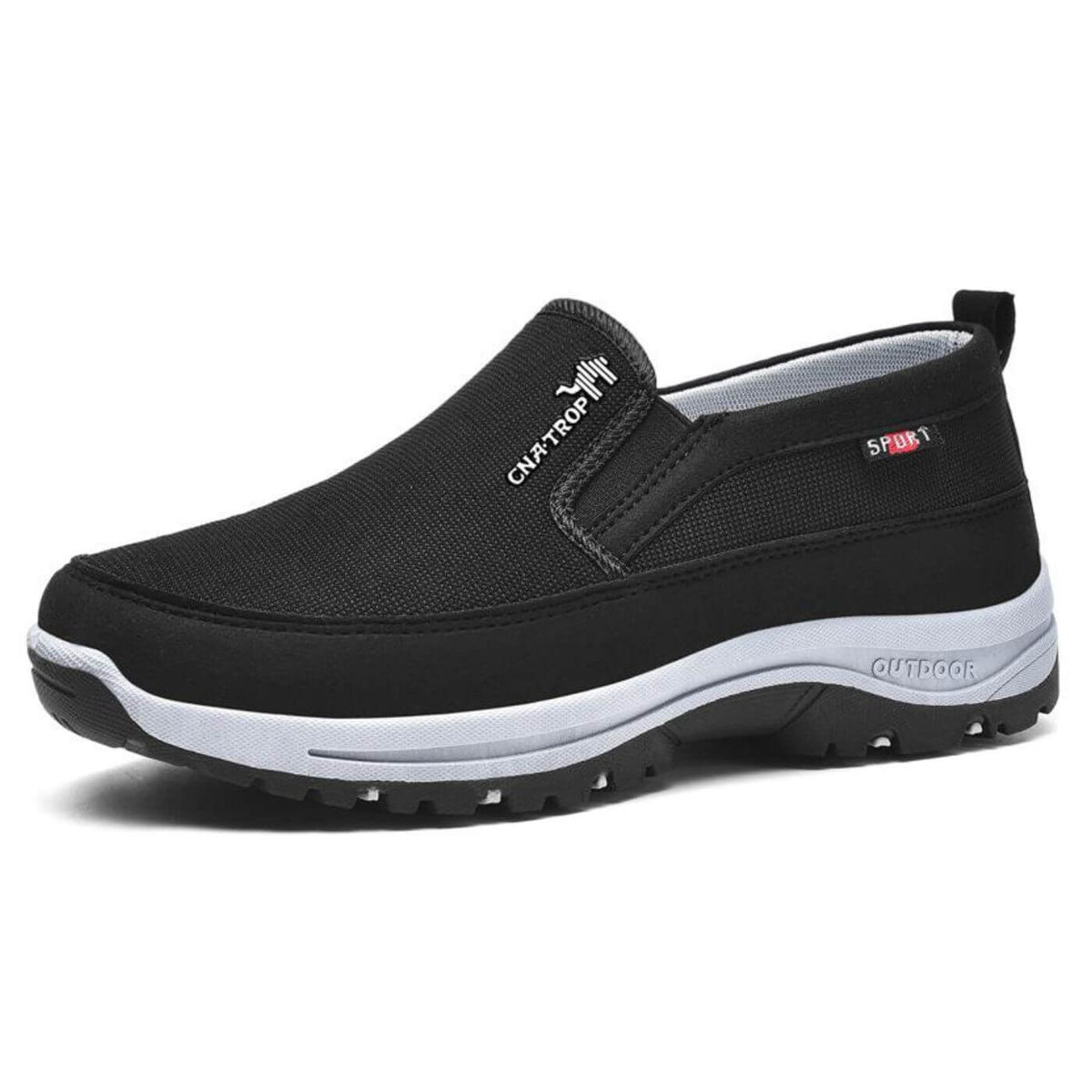 AS - Mens - Shoes : Chaussures Homme Orthopédiques | Confort Premium & Amorti Supérieur dans Schwarz de Marche Lino
