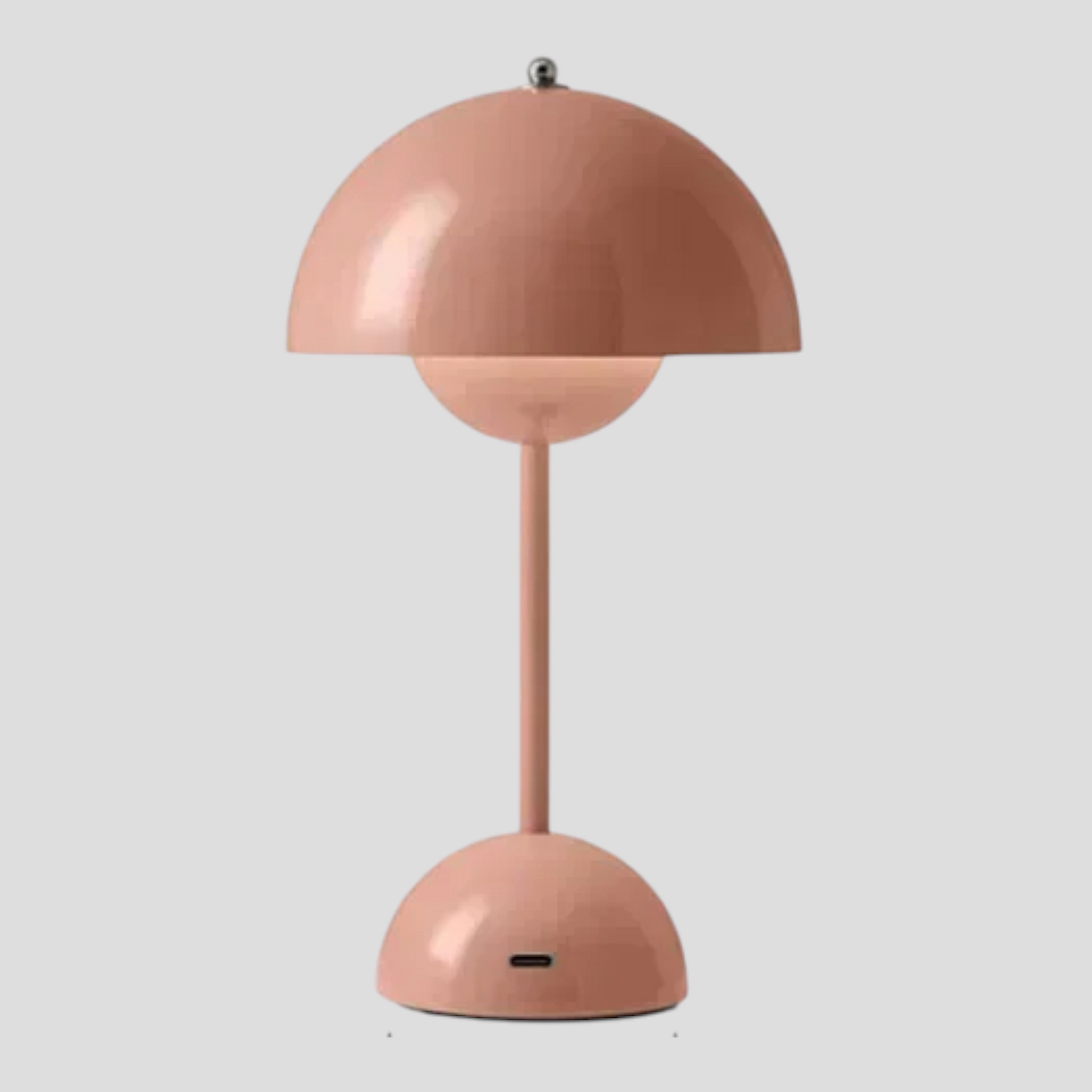 Lampe de Table LED Rechargeable USB Acrylique – Design Champignon, 30 Cm
