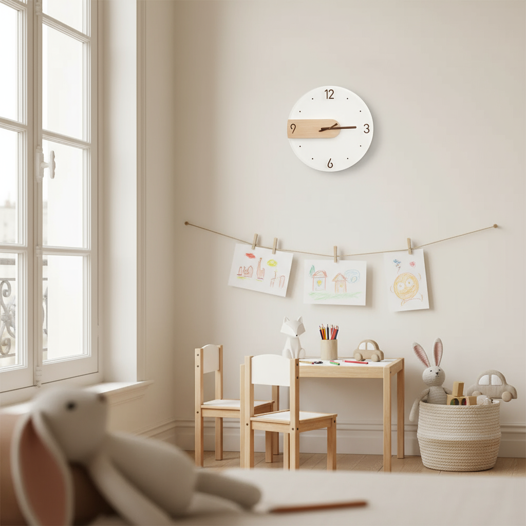 Horloge Murale en Verre Acrylique