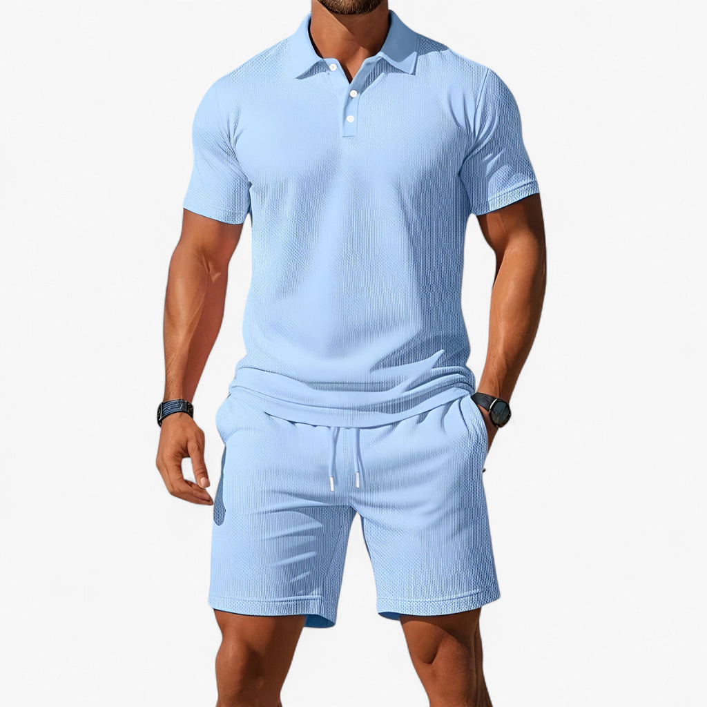 Ensemble Polo Homme d'été Respirant en Coton Léger