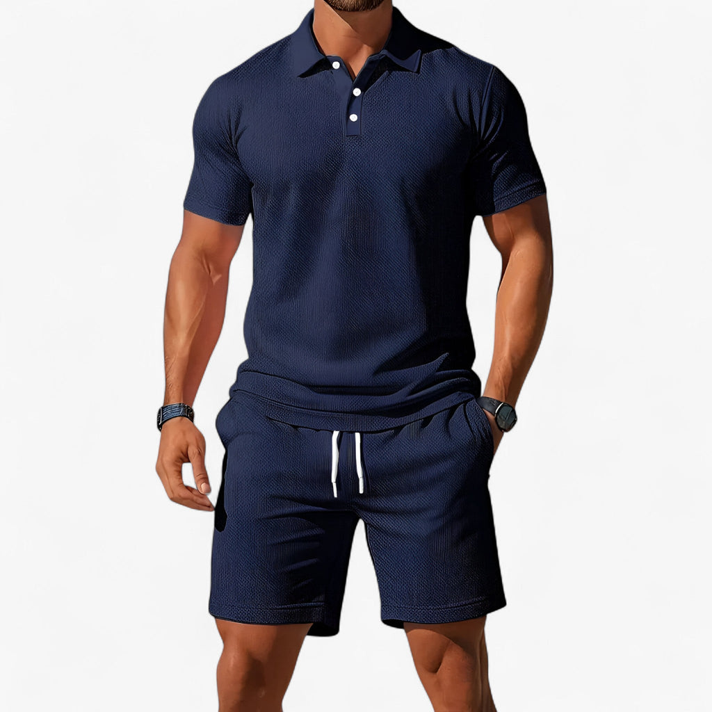 Ensemble Polo Homme d'été Respirant en Coton Léger