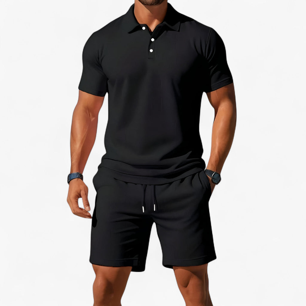 Ensemble Polo Homme d'été Respirant en Coton Léger