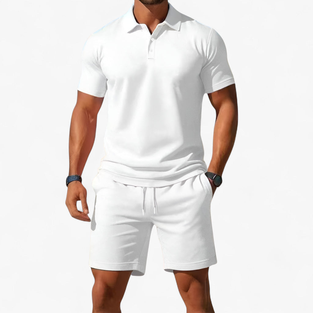 Ensemble Polo Homme d'été Respirant en Coton Léger