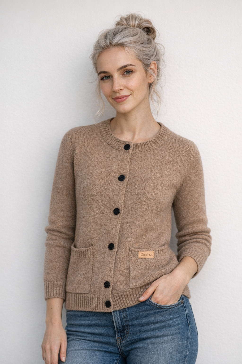 Cardigan Femme Vintage Long Manches