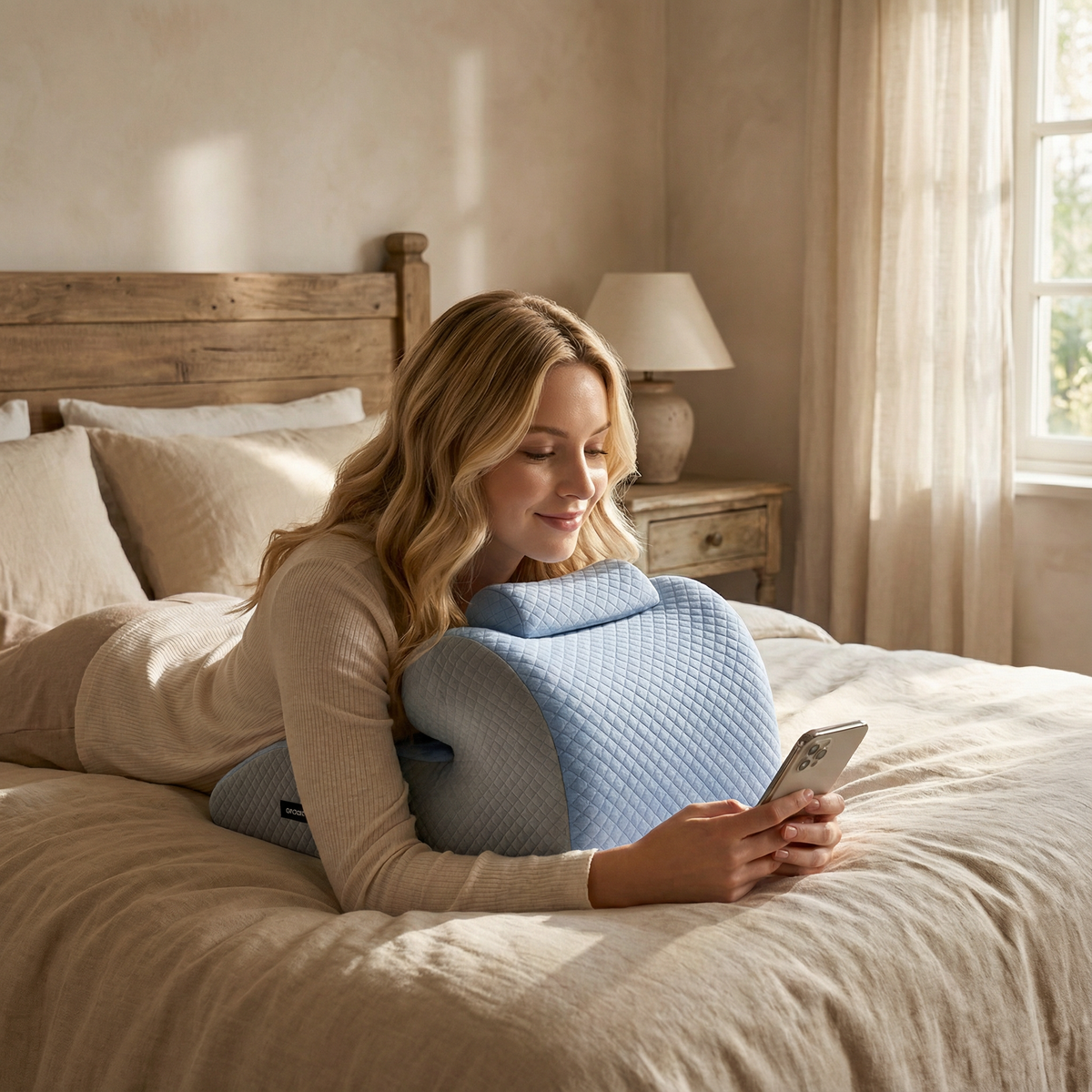 Coussins : Oreiller ergonomique cervical Homme en mousse à mémoire de forme dans de Marche Lino