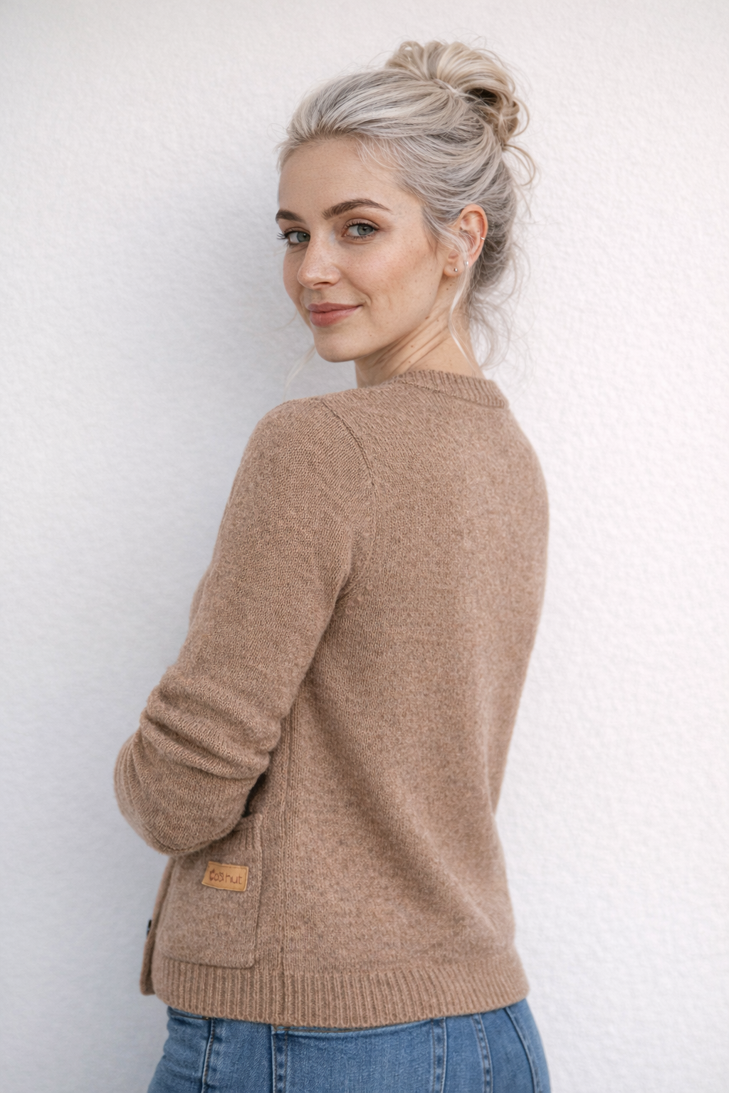 Cardigan Femme Vintage Long Manches