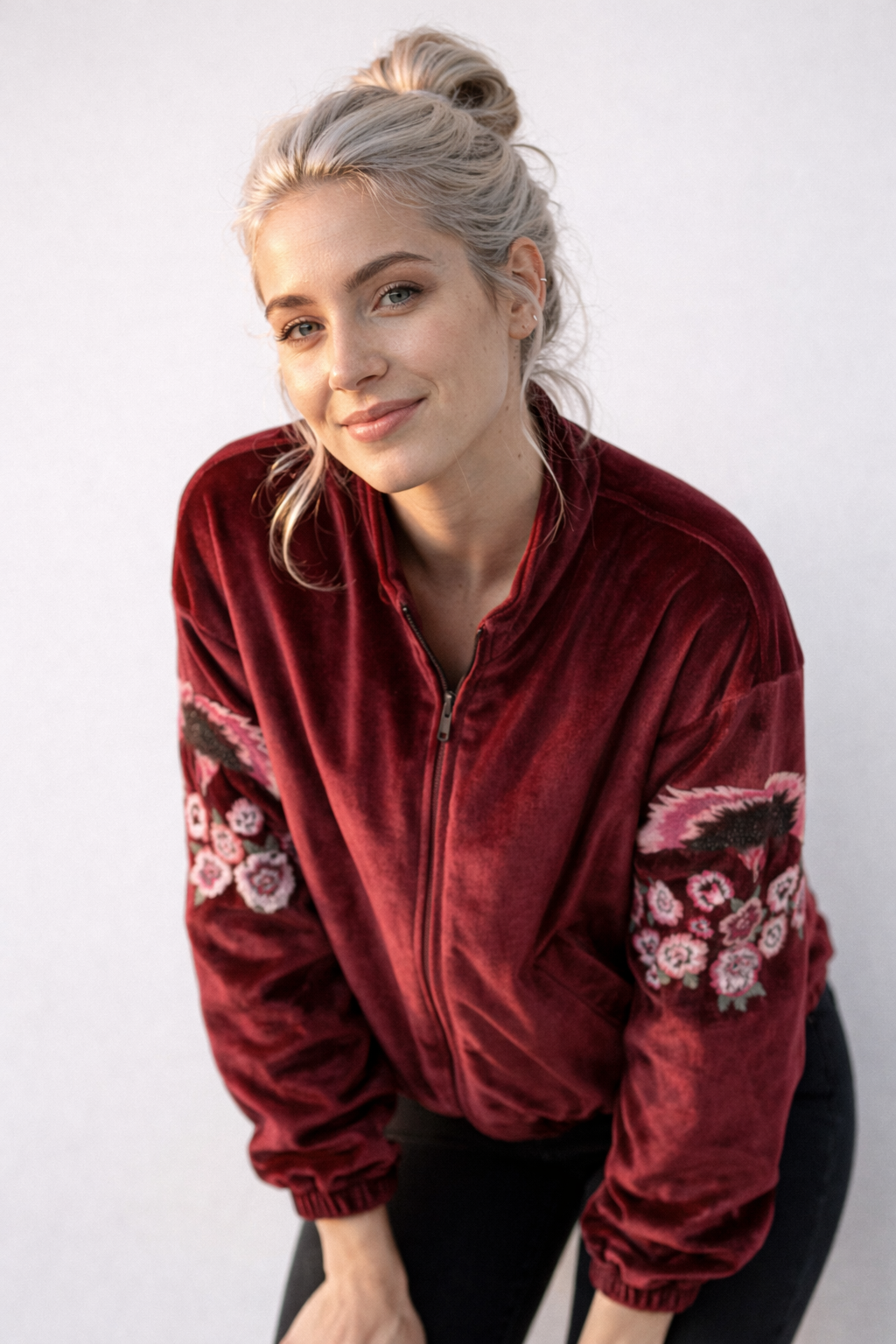 Veste Femme Minimaliste Hiver Col Montant Confortable