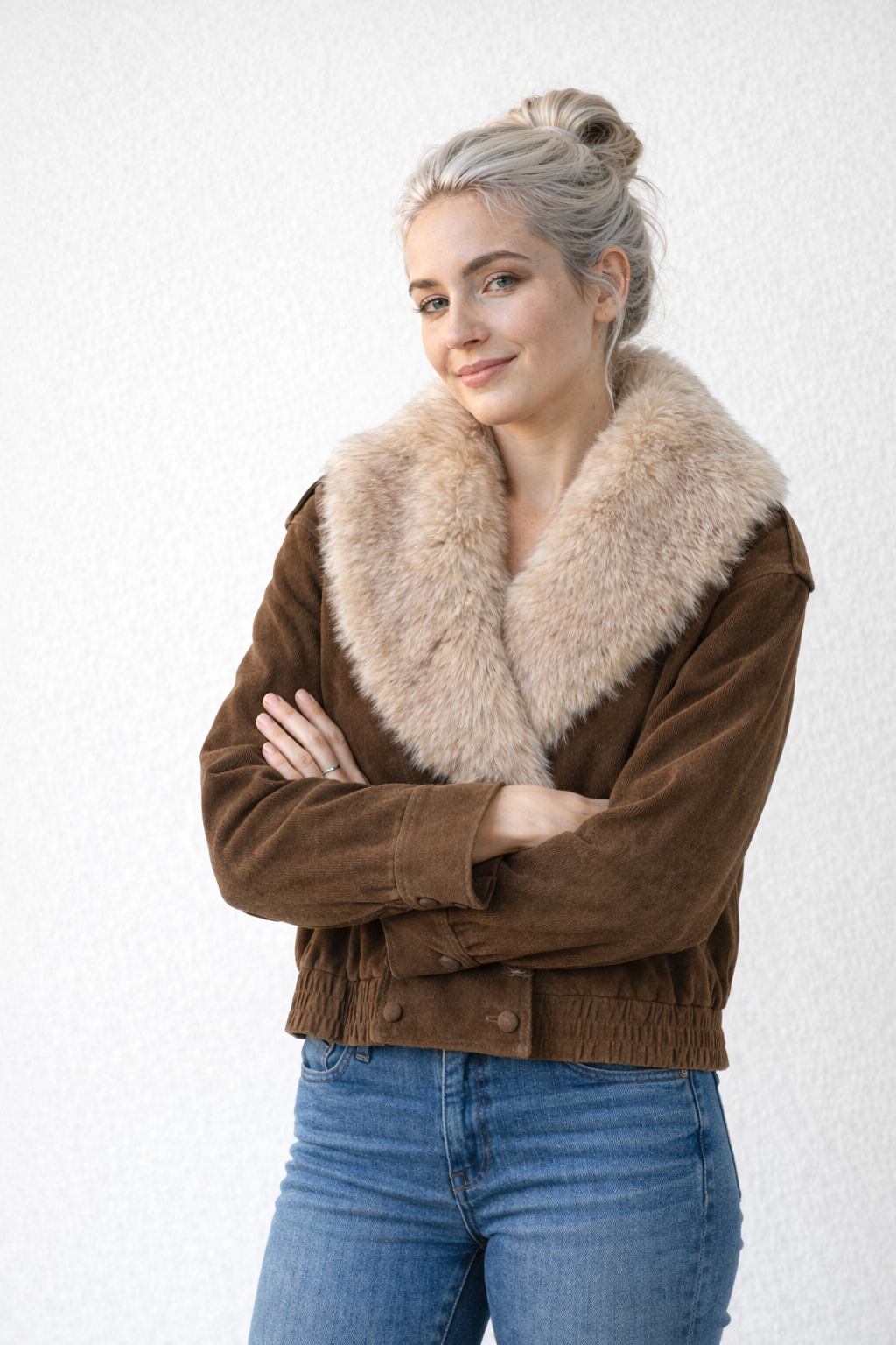 Veste Femme Hiver en Fausse Fourrure Fashion Hiver