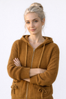 women's hoodie : Pull à Capuche Vintage Femme Confortable dans de Marche Lino