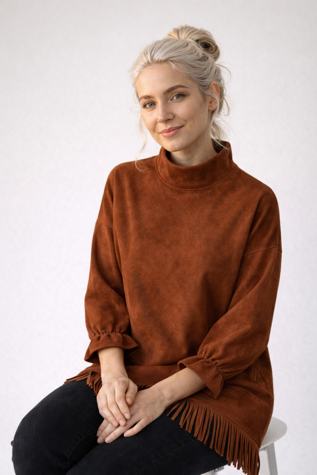 Robe à Franges Élégante et Confortable Femme