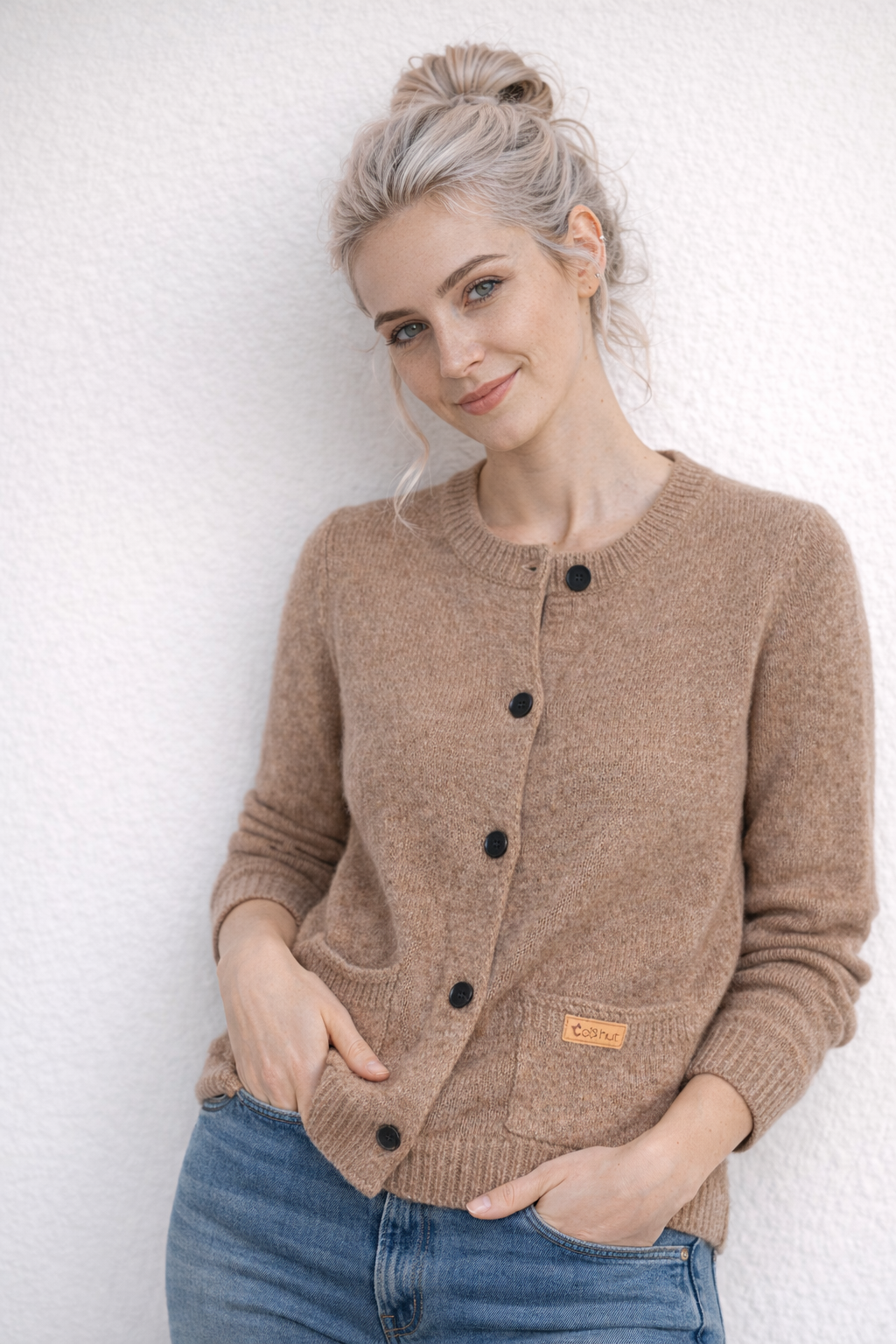 Cardigan Femme Vintage Long Manches