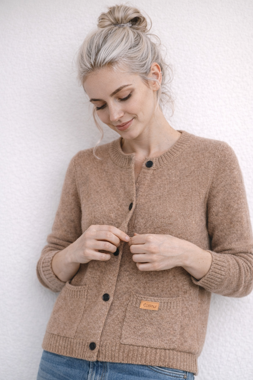 Cardigan Femme Vintage Long Manches