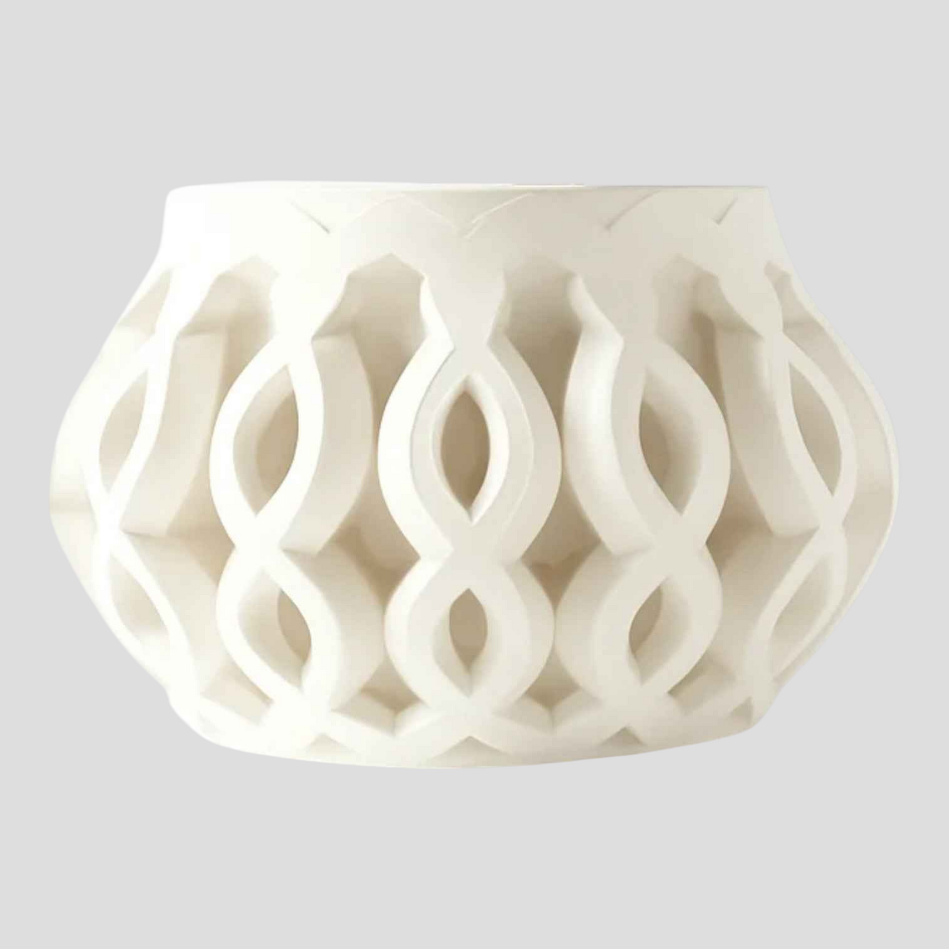 Pot de Fleur en PLA Écologique au Design Moderne Lin