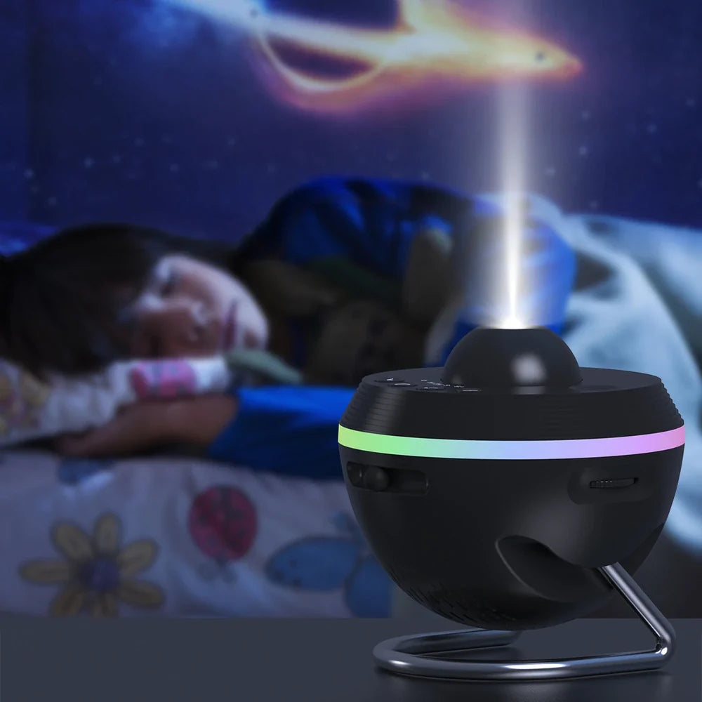 Home Decor : Lampe de Projection Spatiale – Projecteur Galaxie pour Ambiance dans de Marche Lino