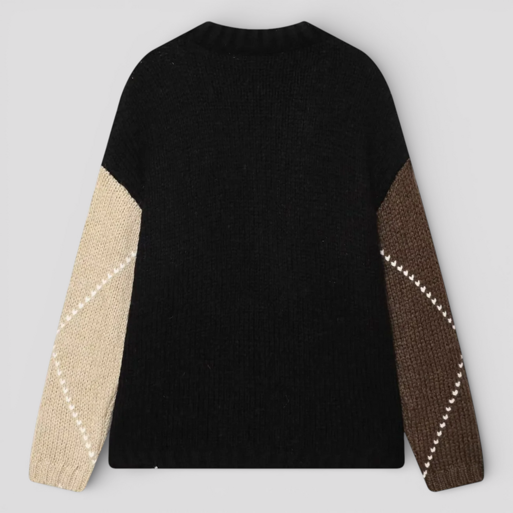 Pull Femme Ample à Manches Longues Acrylique