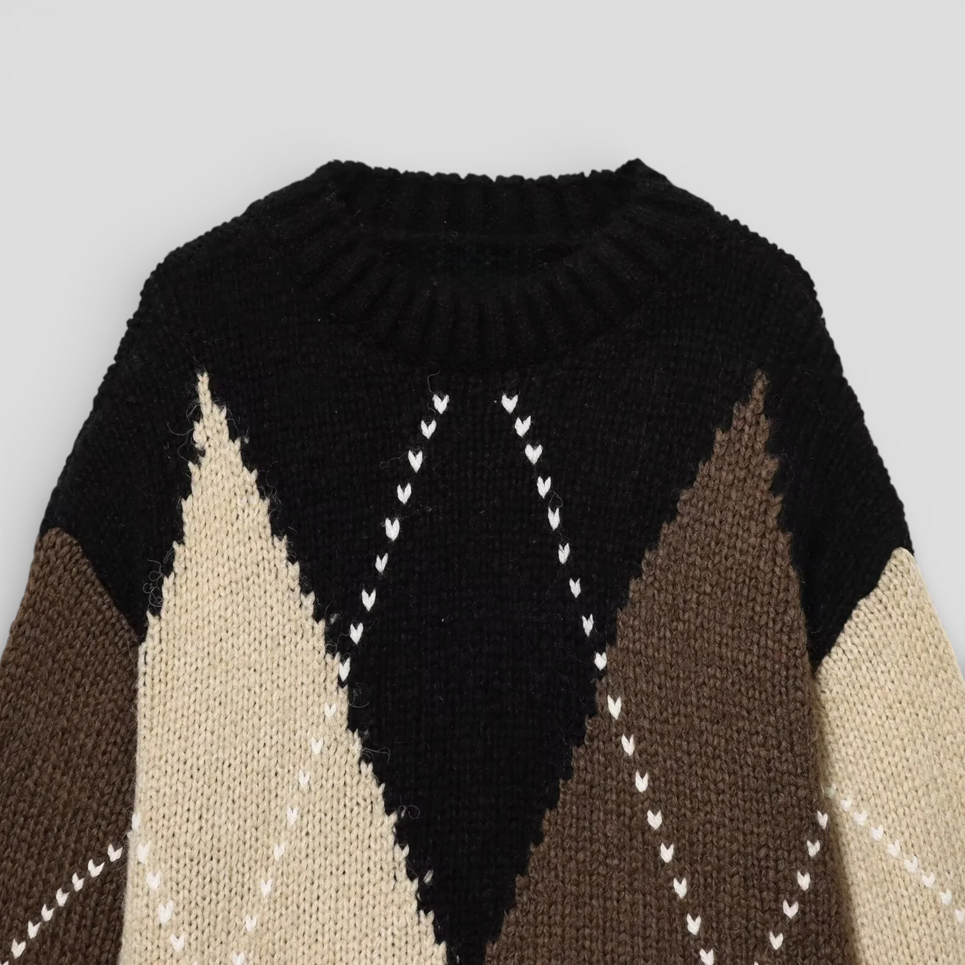 Pull Femme Ample à Manches Longues Acrylique