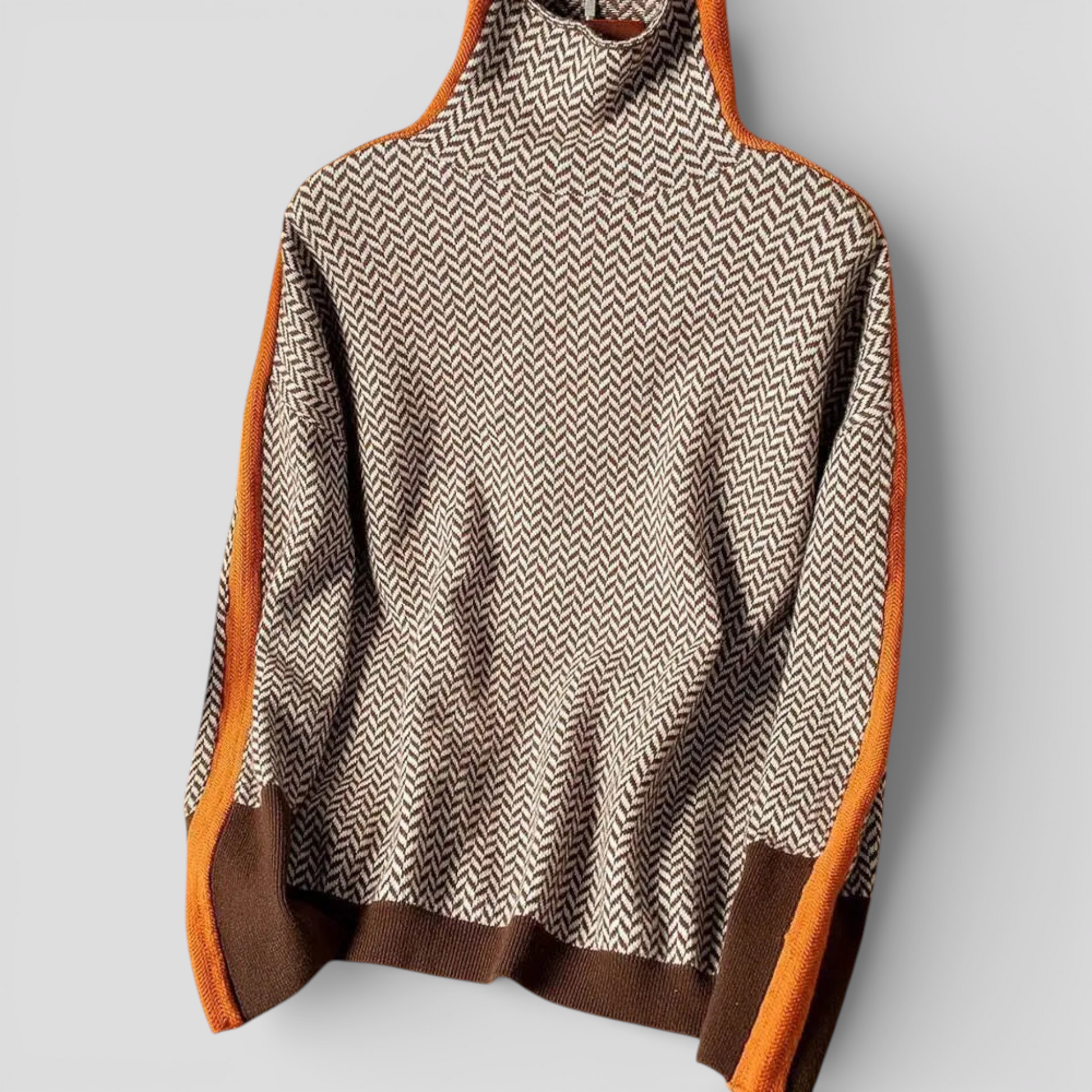 Pull Femme à Rayures Polyester Mode Élégante Style De Bureau