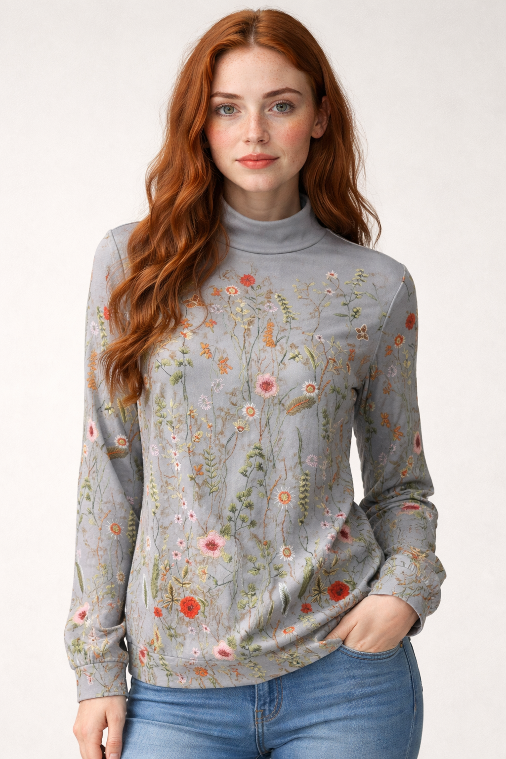 Pull Femme Imprimé Décontracté Élégant 1