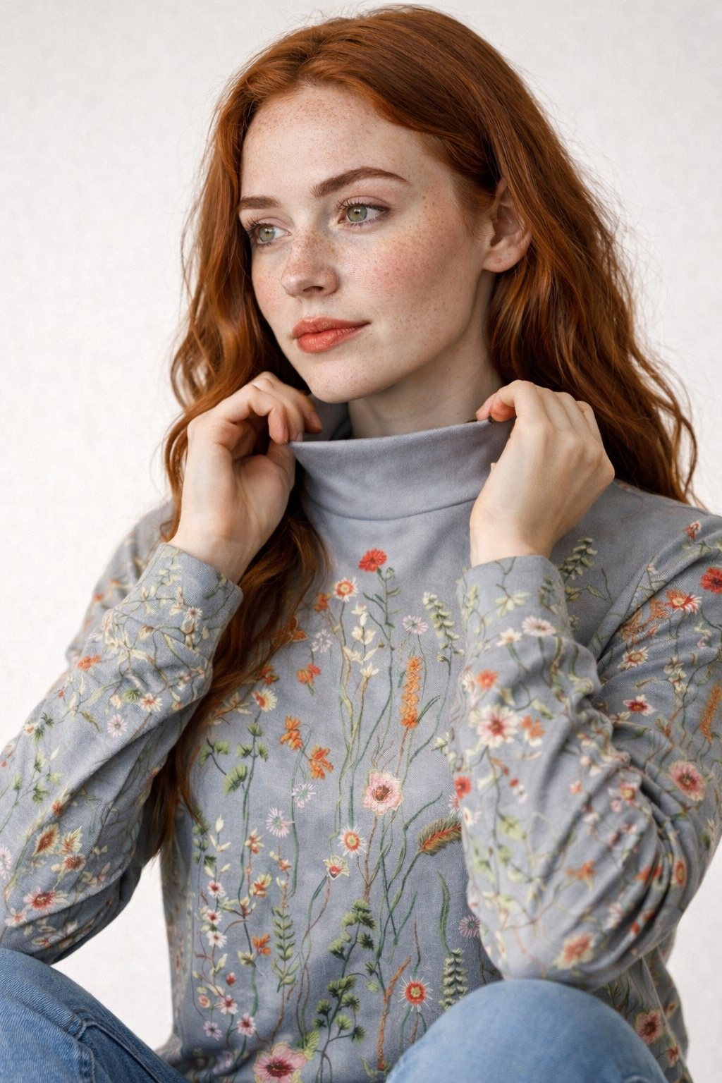 Pulls pour femmes : Pull Femme Imprimé Décontracté Polyester dans de Marche Lino