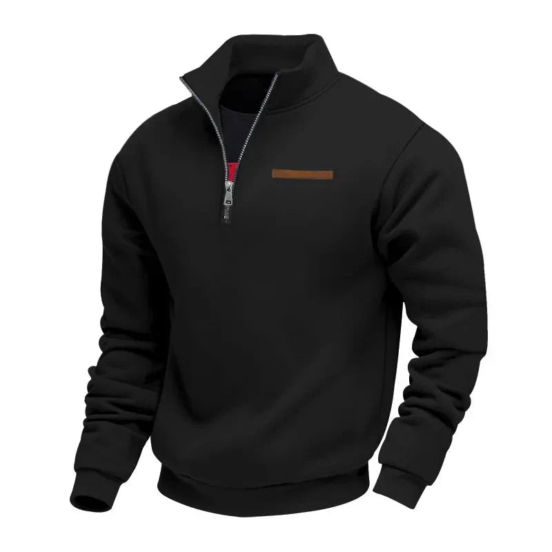 Pulls : Pull Homme Confortable d'Hiver Chaud Hiver dans Noir S de Marche Lino