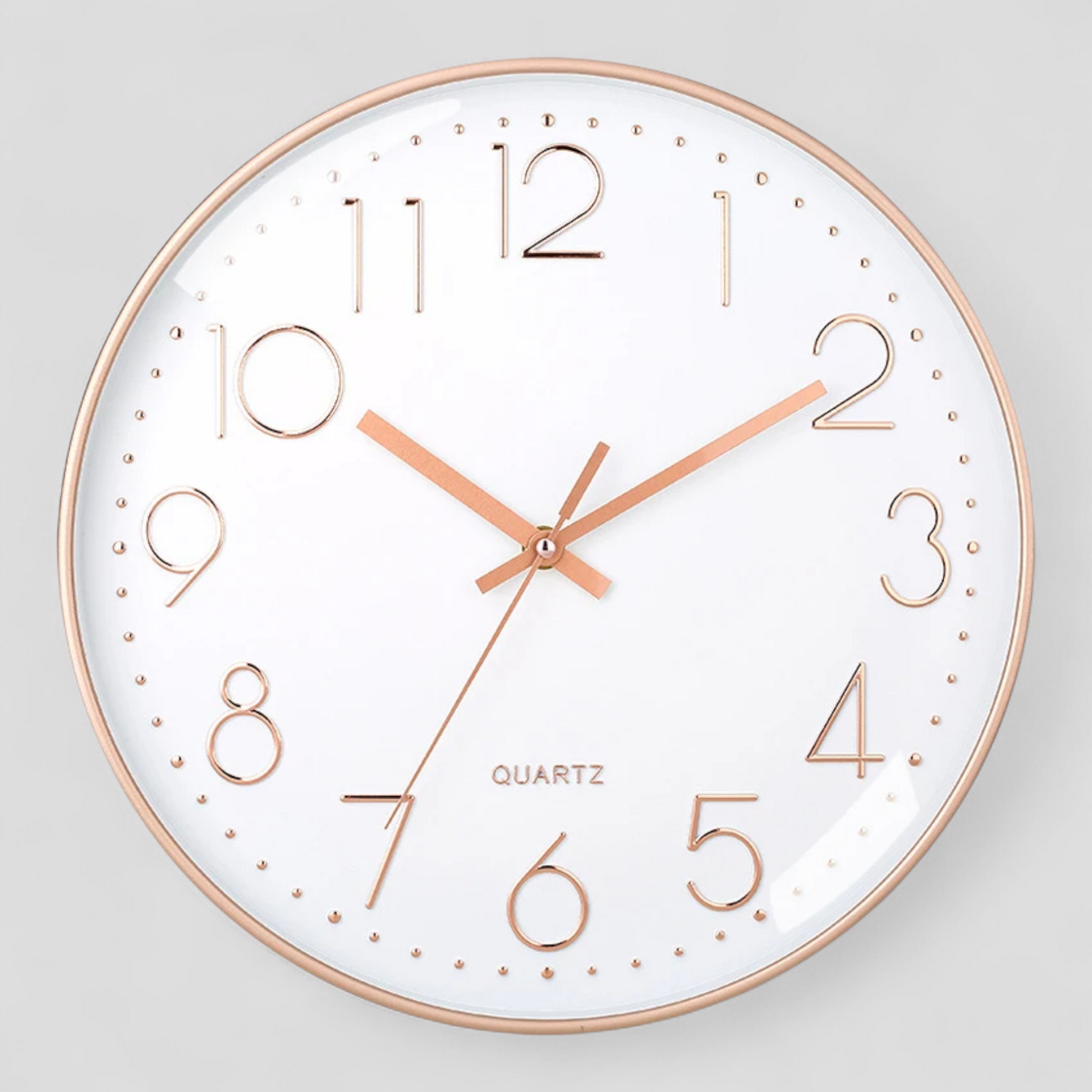 Horloge Murale Silencieuse Design Moderne Verre – 8 Pouces