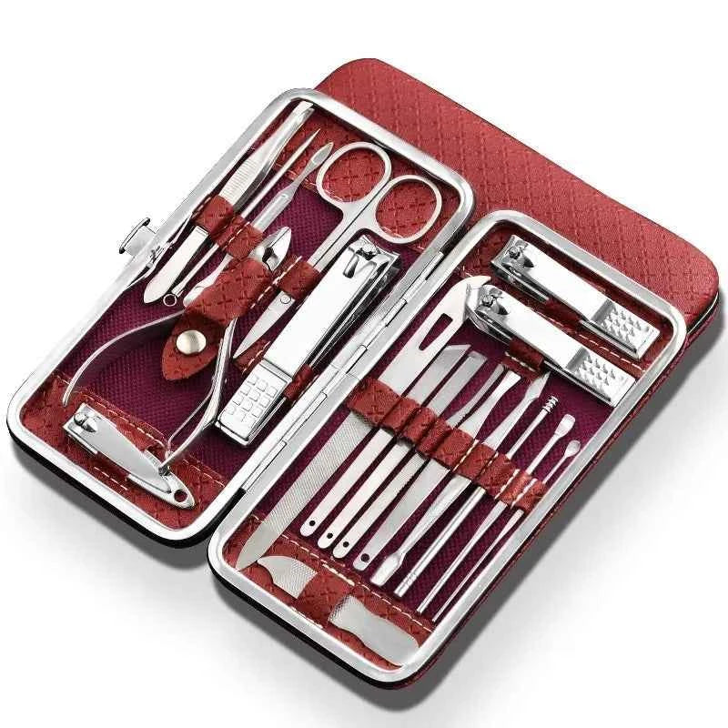 Nail Clipper Set : Outil en Acier Inoxydable Professionnel - Robuste et Durable dans de Marche Lino