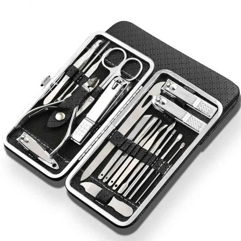 Nail Clipper Set : Outil en Acier Inoxydable Professionnel - Robuste et Durable dans de Marche Lino