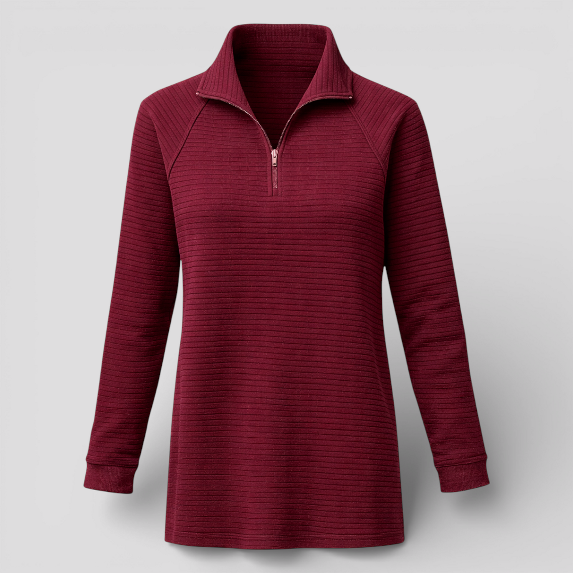 Pull Femme Col V Confortable Denim Ajustement Agréable