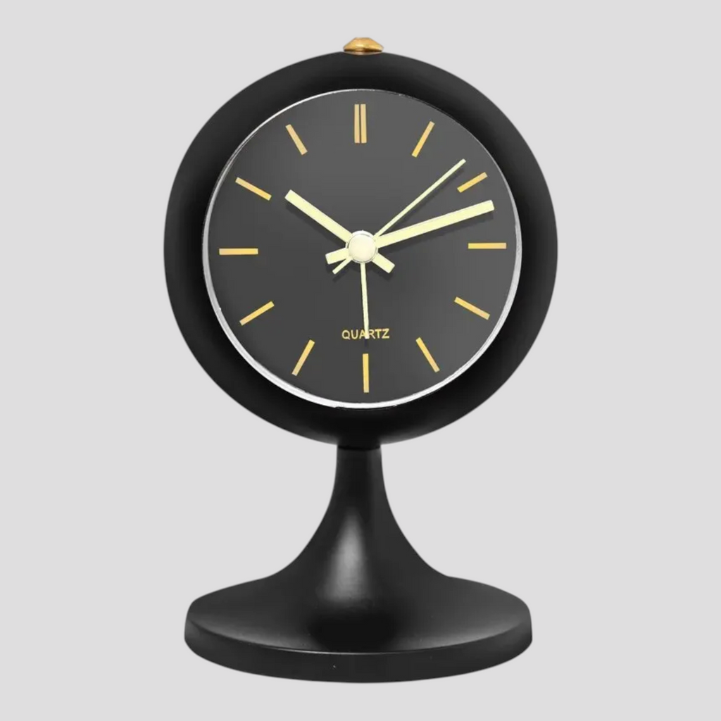 Réveil de Table Quartz Silencieux - Horloge de Chevet Design Moderne pour Chambre