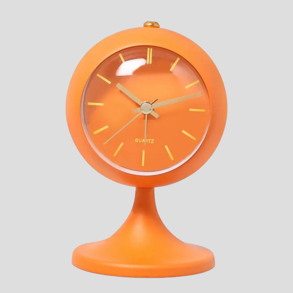Réveil de Table Quartz Silencieux - Horloge de Chevet Design Moderne pour Chambre
