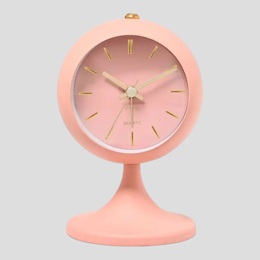 Réveil de Table Quartz Silencieux - Horloge de Chevet Design Moderne pour Chambre