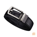 Cintura Uomo PremierBelt – Pelle Nera Senza Buchi Regolabile